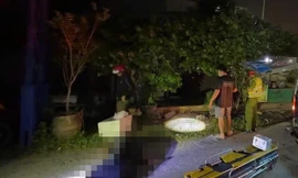 Hiện trường vụ án mạng.