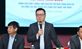 Chủ tịch Hội Nhà báo Việt Nam nói về trách nhiệm và tính nhân văn của báo chí trong mưa lũ