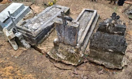 Di dời 40 ngôi mộ 