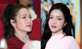 Nhật Kim Anh và Đại sứ nghệ thuật Mỹ Vân dự hội thảo cảnh báo mỹ phẩm giả, nhái