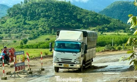 Dự án nâng cấp quốc lộ hơn 1.400 tỷ đồng ở Lâm Đồng thi công ì ạch