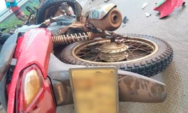 Hai em nhỏ tử vong sau tai nạn trên đường liên xã