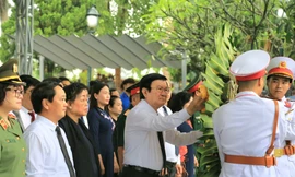 Hoàn thành công trình cải tạo, nâng cấp mộ liệt sĩ Nghĩa trang Liệt sĩ quốc gia Vị Xuyên