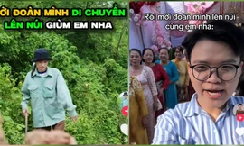 Giải mã câu nói 'hot trend' nhất hè này: Mời đoàn mình di chuyển lên núi giúp em