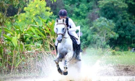 Gay cấn cuộc đua ngựa không chuyên vượt địa hình đầu tiên tại Việt Nam