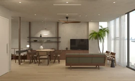 Thiết kế 3 tầng nhà với 3 phong cách nội thất khác nhau 