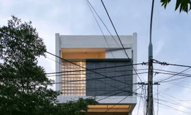 Nhà phố 100m2 thiết kế không phòng khách