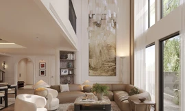 Căn hộ thông tầng đa phong cách sang trọng và ấm cúng 