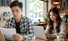 Giữa làn sóng layoff, nhiều bạn trẻ đến quán cà phê 'giả vờ' đi làm