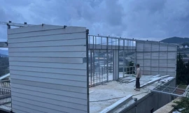 Một công trình xây dựng trái phép trên đường Tập Đoàn 1.