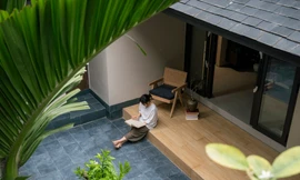 Cách tổ chức không gian hình chữ L cho nhà xen kẹt trong ngõ