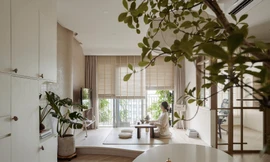 Khám phá không gian "thanh mát" của căn hộ 90m2 