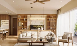 Thiết kế căn hộ 160m2 cho gia đình nhiều thế hệ tại TP.HCM