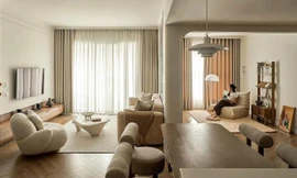 Căn hộ 75m2 được tái cấu trúc tạo không gian liền mạch và hiện đại