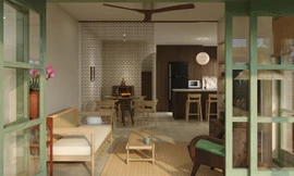 Thiết kế nhà đậm chất chất truyền thống cho diện tích đất 100m2