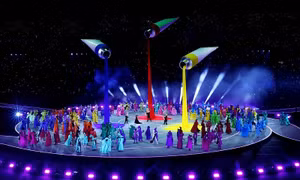 Hình ảnh nổi bật trong lễ khai mạc Olympic mùa Đông Milan - Cortina 2026.