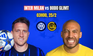 Inter Milan vs Bodo/Glimt.