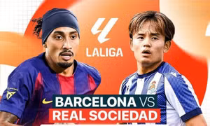 Barcelona vs Real Sociedad.