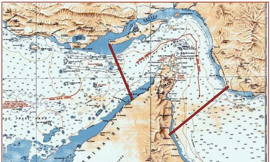 Iran công bố vùng kiểm soát mới ở eo biển Hormuz