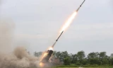 Triều Tiên phóng hàng loạt tên lửa