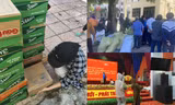 Đội tình nguyện Khát vọng xanh Đức Thọ sẻ chia với bà con chịu ảnh hưởng bão số 10