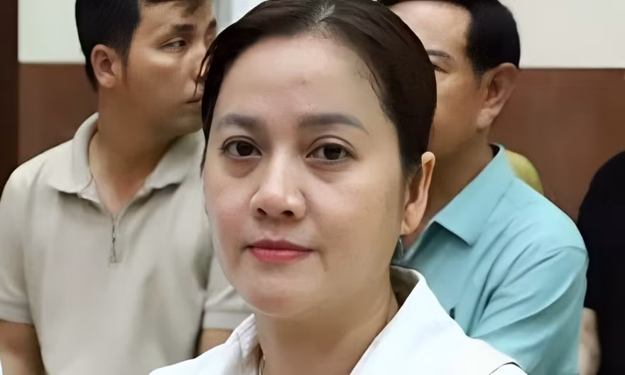 Bà Nhung tại phiên tòa phúc thẩm.