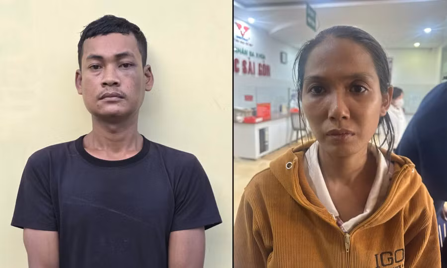 Chơn cùng hình ảnh bé gái bị bạo hành.