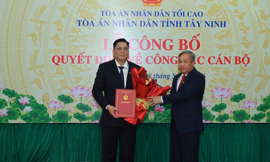 Ông Phùng Văn Hải giữ chức Chánh án TAND tỉnh Tây Ninh