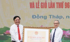 Đồng Tháp đón nhận Bằng di tích quốc gia đặc biệt Khu di tích Nguyễn Sinh Sắc