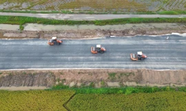 Gấp rút thi công 2 dự án cao tốc trục dọc, trục ngang ở miền Tây 