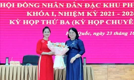 Bà Nguyễn Thị Kim Loan được bầu làm Phó Chủ tịch UBND đặc khu Phú Quốc