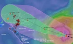 Bão Matmo di chuyển rất nhanh, đổ bộ khoảng cấp 10