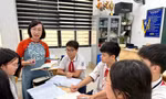 Nắng như 'đổ lửa', học sinh Hà Nội vẫn say sưa ôn thi vào lớp 10 