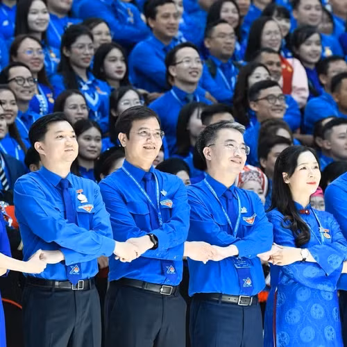 Toàn cảnh hội nghị kết nối hơn 1 triệu cán bộ, đoàn viên học tập Nghị quyết Đại hội Đoàn XIII