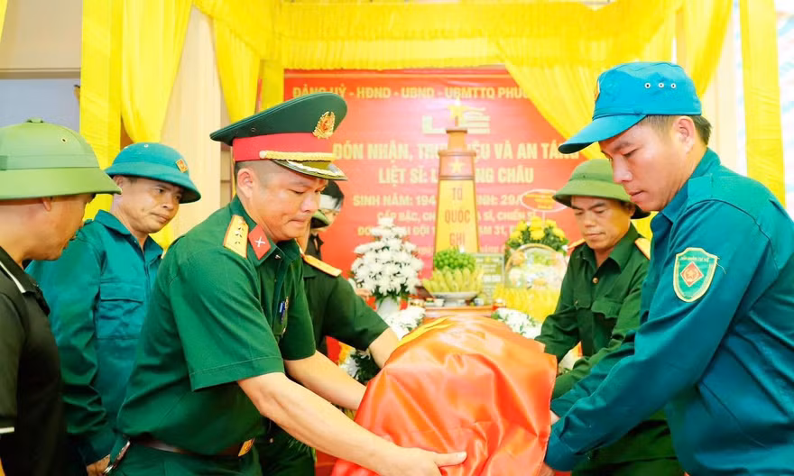 Cuộc trở về sau 58 năm của liệt sĩ hy sinh trên đất bạn Lào