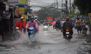 Mùa mưa đến muộn, kết thúc sớm ở Nam Bộ