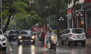 Hà Nội mưa to nhất miền Bắc