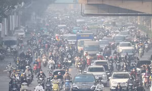 Miền Bắc ô nhiễm không khí trở lại 