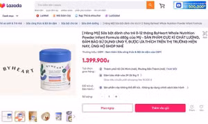 Yêu cầu gỡ sữa công thức nhiễm khuẩn gây ngộ độc khỏi sàn thương mại điện tử tại Việt Nam