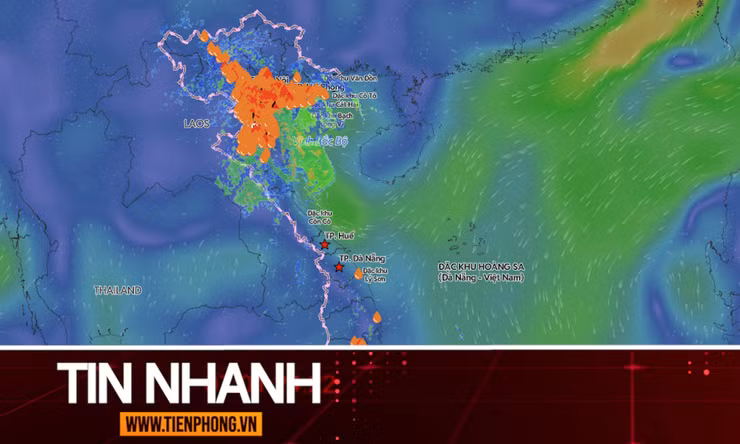 TIN NHANH: Mưa lớn ở Bắc Bộ và Hà Nội kéo dài đến khi nào?