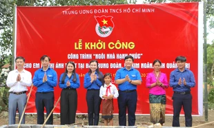 Trung ương Đoàn khởi công hai Ngôi nhà hạnh phúc tại Quảng Trị