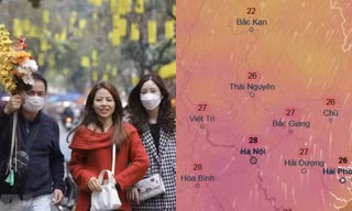 Thủ đô Hà Nội trên đà tăng nhiệt, lên gần 30 độ C vào hôm nào?