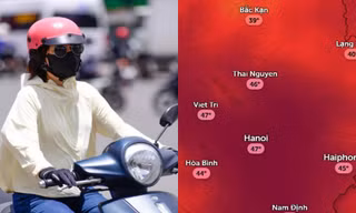 Dự báo Hà Nội có thể vượt ngưỡng cảm nhận 45 độ C trong ngày 3/6