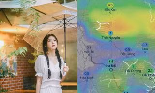 Dự báo Hà Nội sẽ có mưa to đầu tuần sau, tập trung vào đêm và sáng sớm