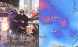Dự báo Hà Nội sẽ có mưa to kèm dông từ đêm nay đến rạng sáng mai