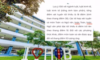 Trường ĐH Ngân hàng TP.HCM phản hồi việc thí sinh trượt dù điểm cao hơn điểm chuẩn