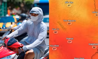 Dự báo Hà Nội mưa nhiều hơn trong ngày mai trước khi nắng nóng trở lại