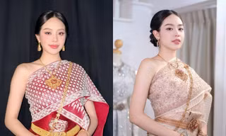 Hoa hậu Thanh Thủy xinh đẹp ngọt ngào trong trang phục truyền thống Thái Lan
