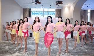 Thí sinh Hoa hậu Việt Nam 2026 rạng rỡ trong buổi tập kỹ năng trình diễn bikini