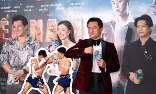 Thảm đỏ phim "Chiến Nam" hóa sàn đấu Muay Thái ngoài đời thực